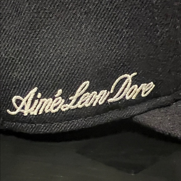 AIME LEON DORE X NEW ERA CHAIN STITCH YANKEES FITTED HAT 7 1/2 NAVY - Picture 5 of 9
